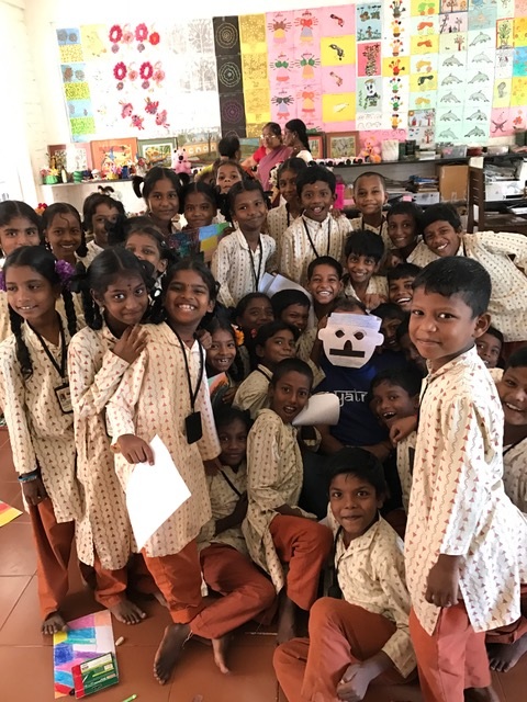 Melbourne-based charity the Yatra Foundation is funding education for disadvantaged children in India, including at this school on the outskirts of Tamil Nadu. PIC: Supplied