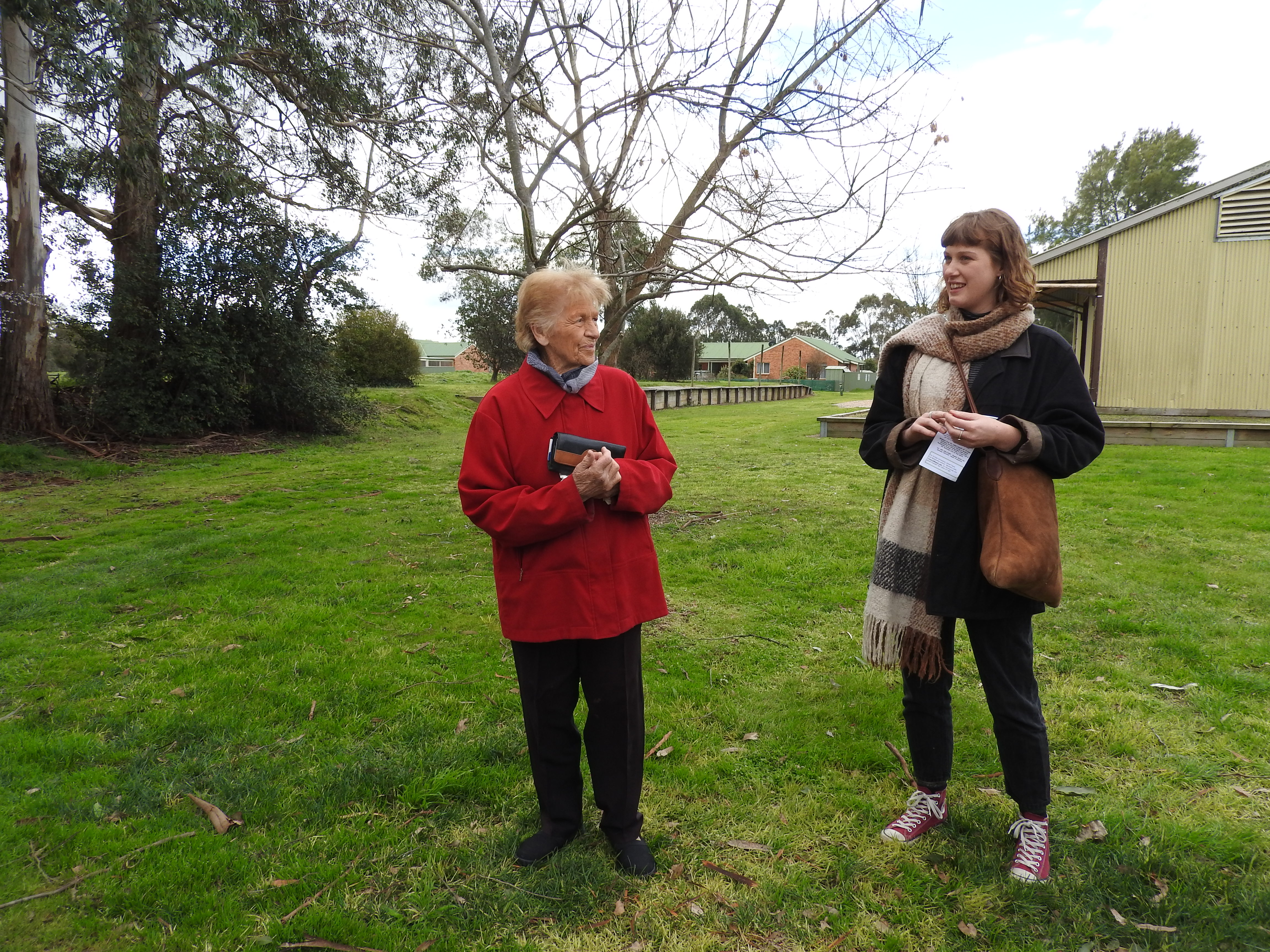 Jean Welsh with The Citizen’s reporter Jordyn Beazley