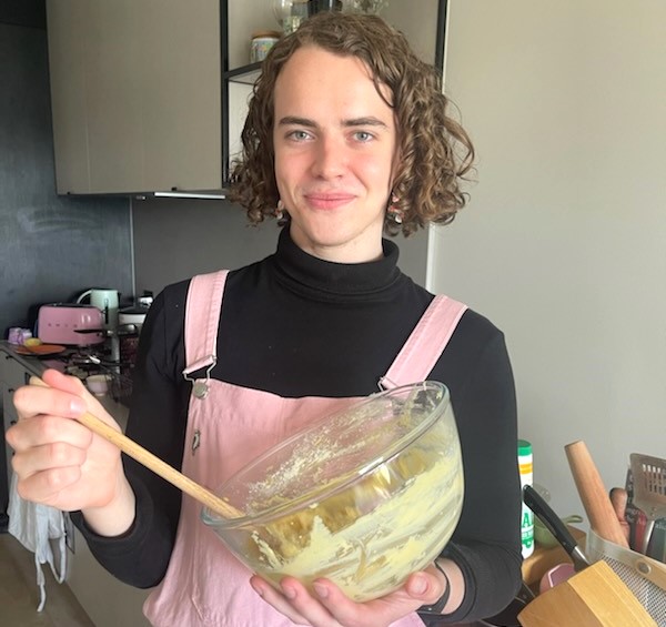 Oakley Germech says the excitement of baking wore off quickly after lockdown number one, giving way to isolation and depression.