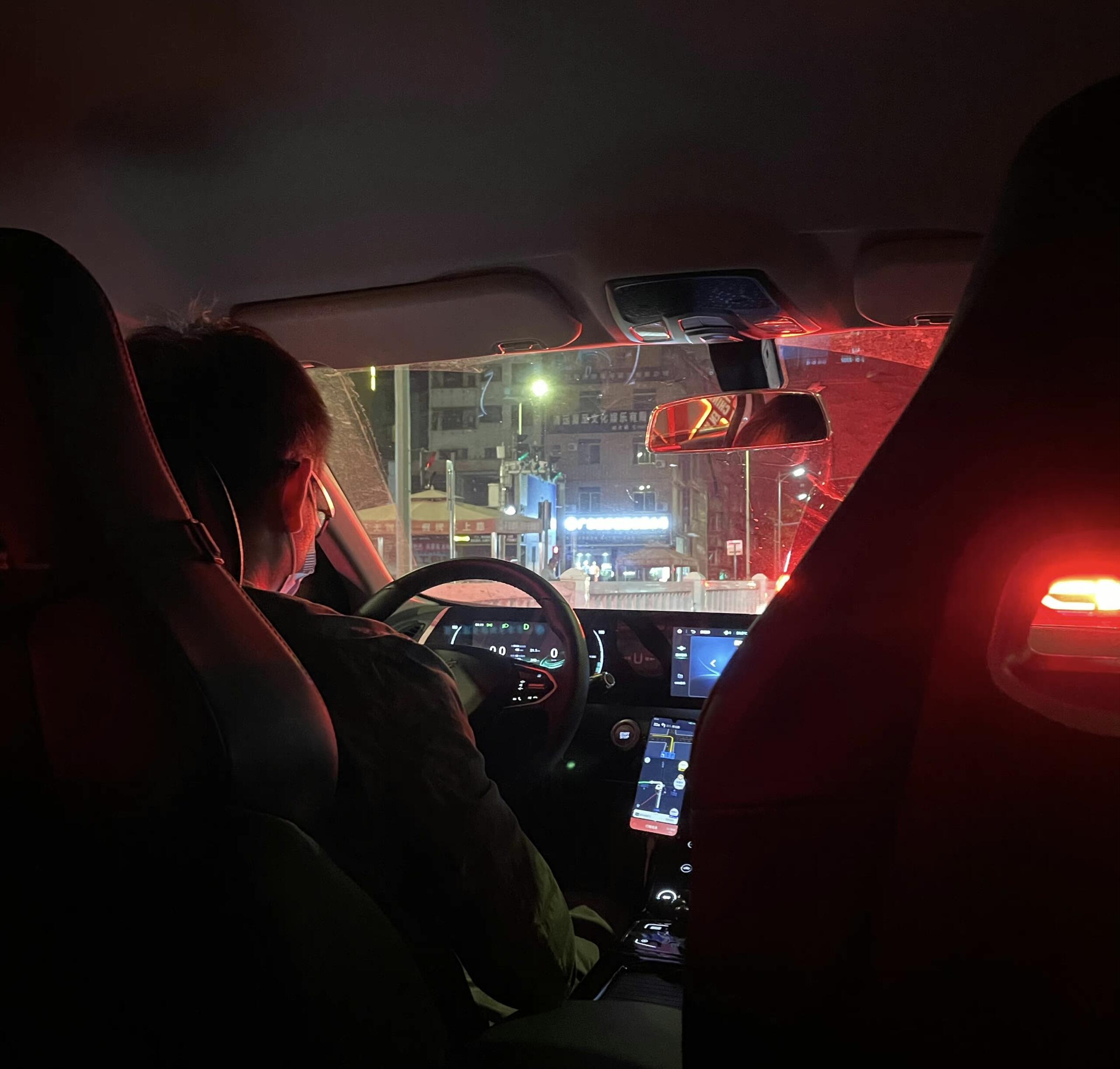 Yangjian Luo was forced to become a Didi driver after his freelance horticultural business closed during China’s economic downturn. He’s now been driving for four months with no prospect of any other work in the near future. Photo: Zhixin Zhang