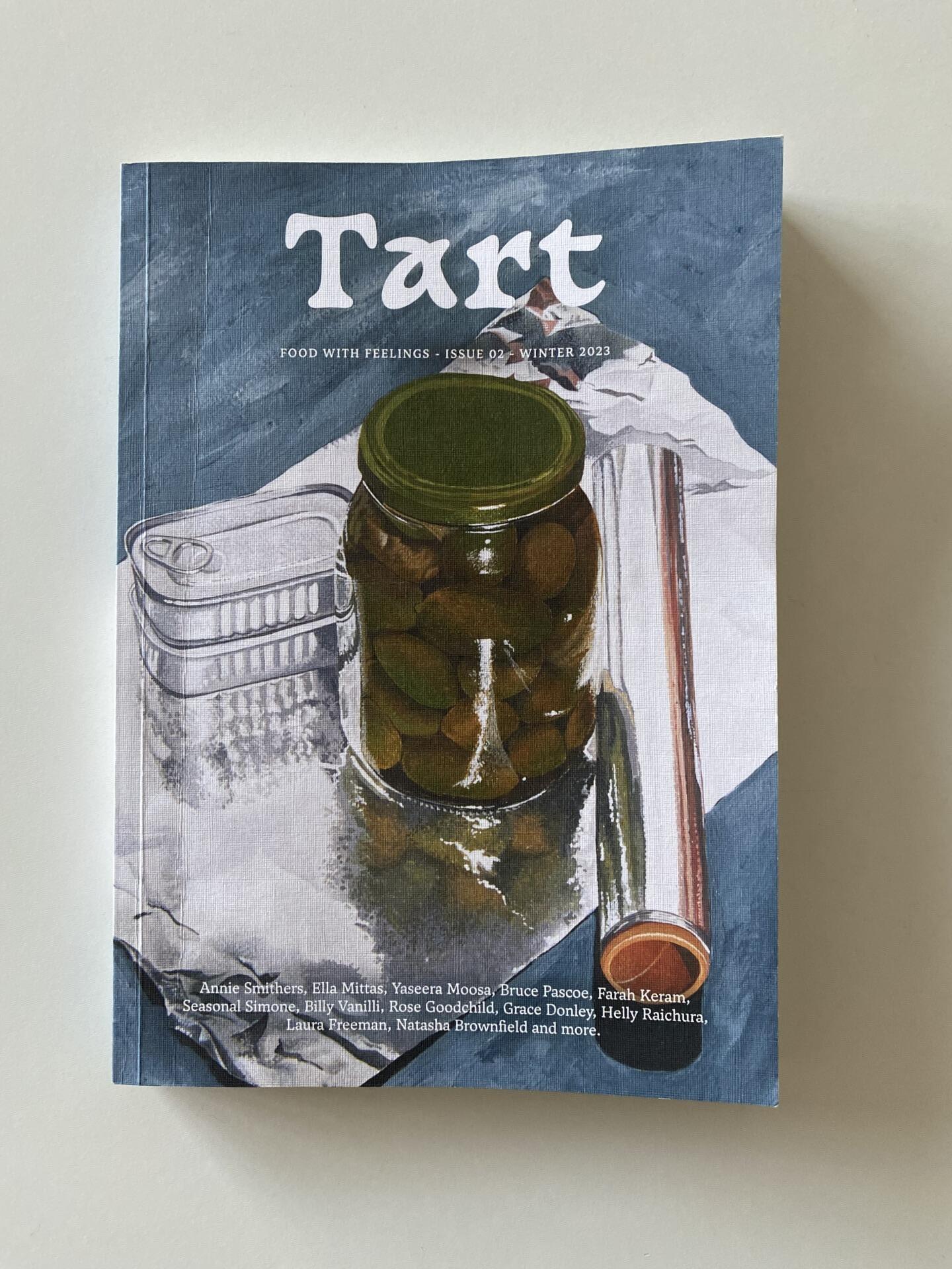 Hand-drawn cover art and high quality paper stock are among the charms of culinary print annual, <em>Tart</em>. Photo: Sam Irvine