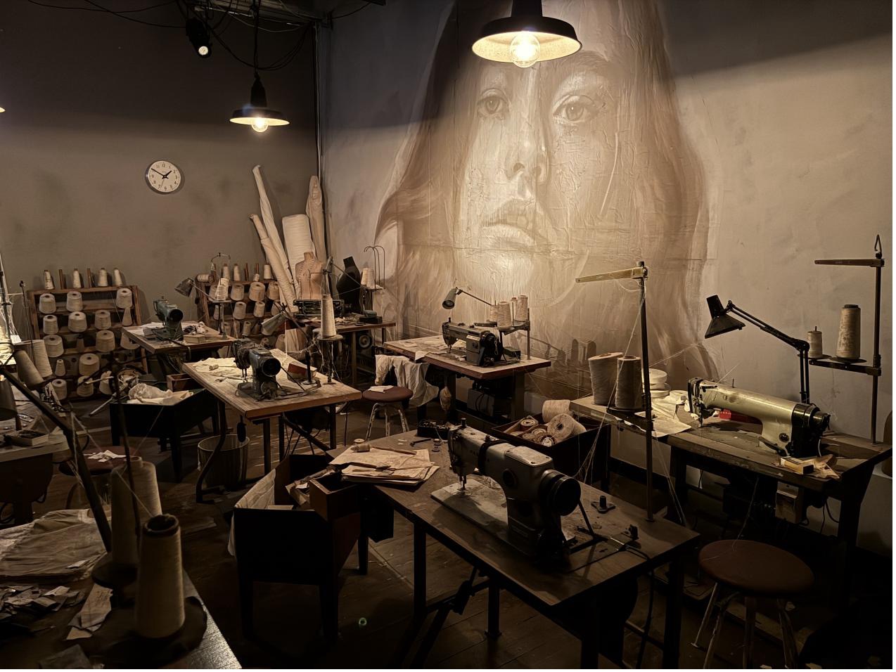 Rone&rsquo;s installation artwork <em>The Workroom</em>, photo by Mingrui Li
