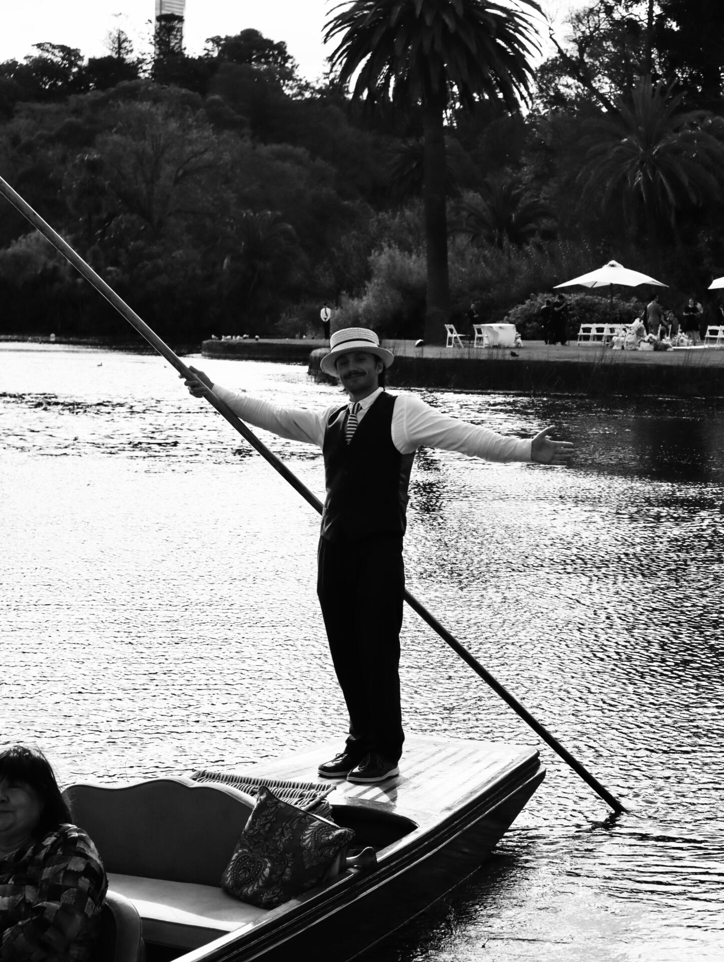 Punter, Sam McBeath on the Ornamental Lake