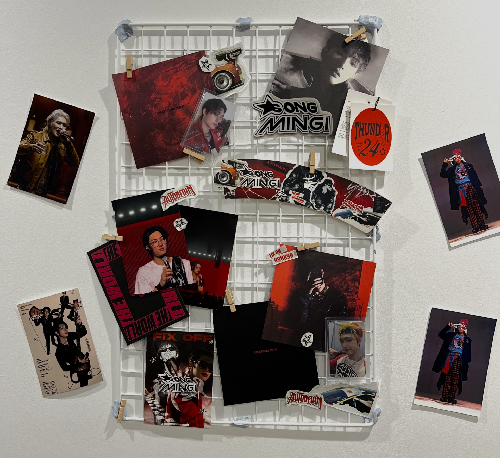 Some of Maddy&rsquo;s personally-designed K-pop freebies. Image: Ying Xin.