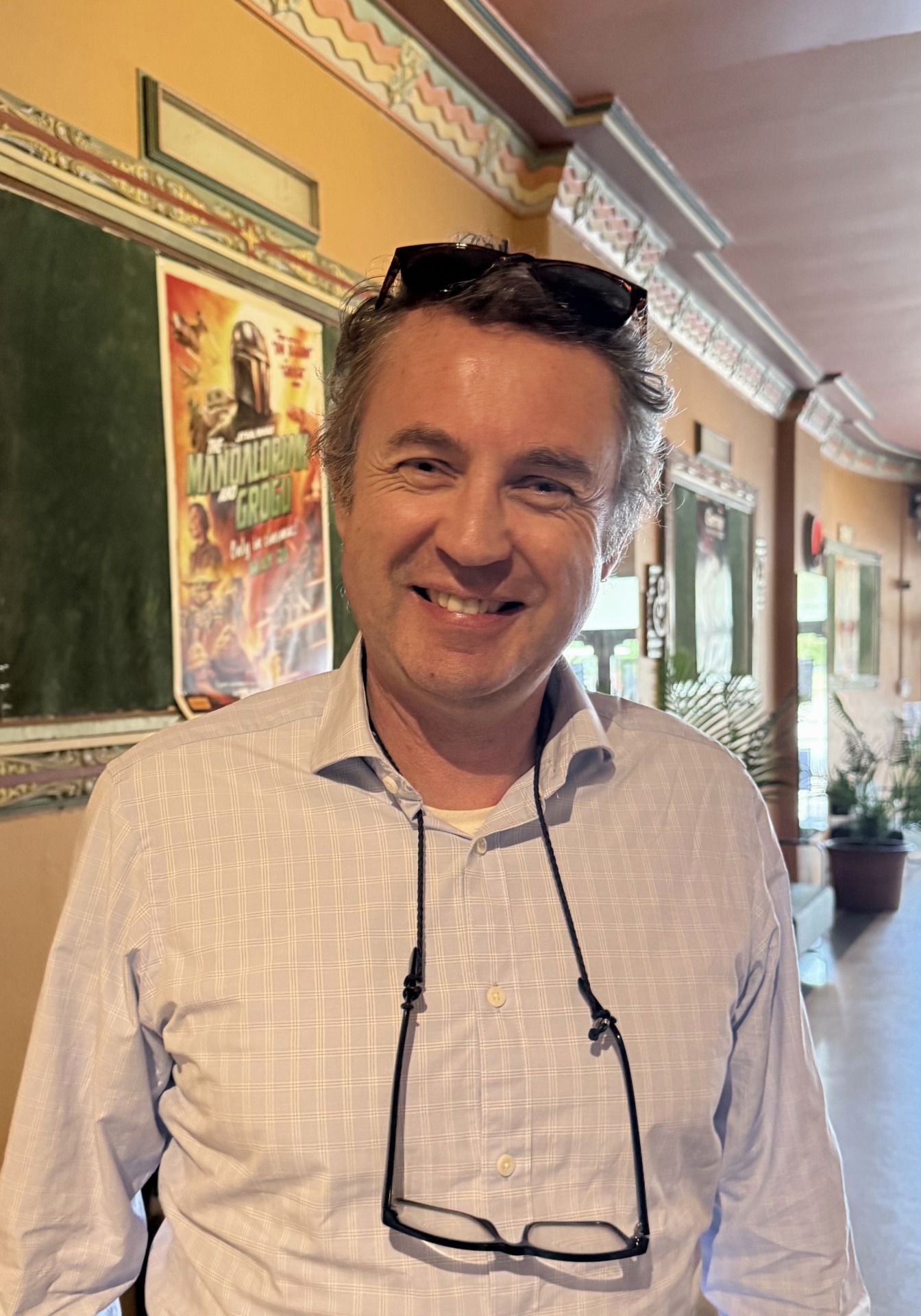 Michael Graves, a screenwriter and regular visitor to the Astor Theatre. Photo by Verna Du.