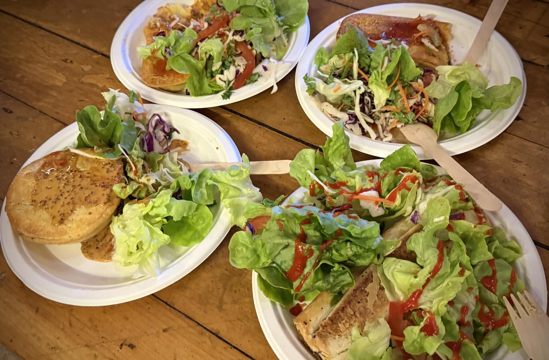 A free meal provided by The Couch. Photo: Joyce Le.