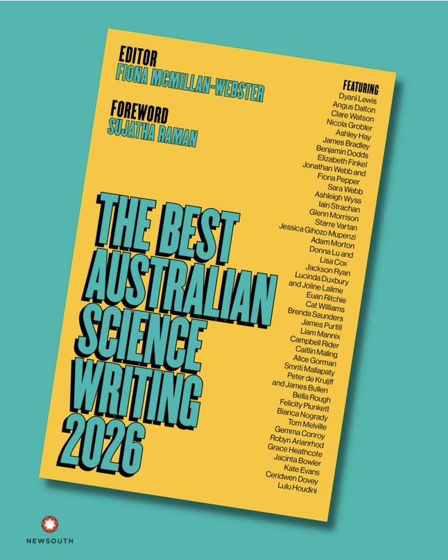 The upcoming anthology. Image: NewSouth.