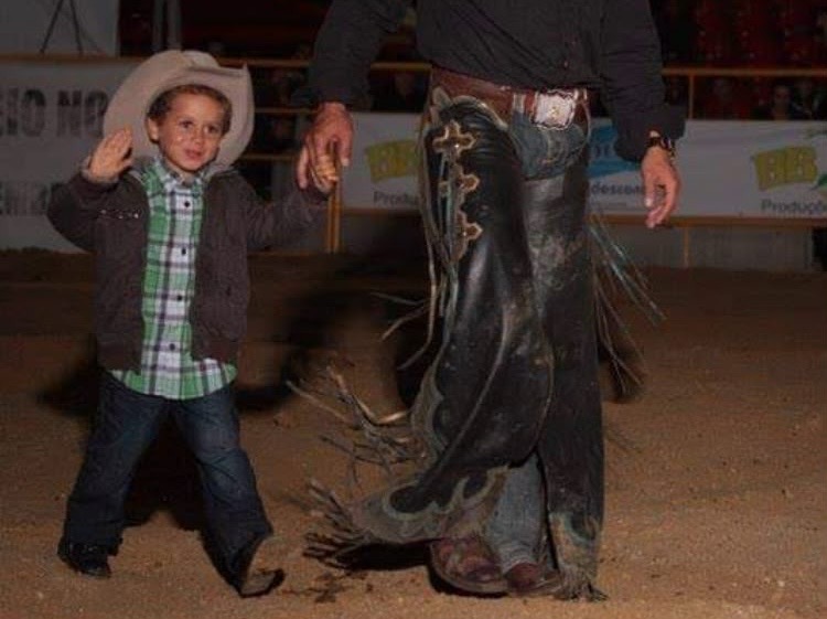 Pedro as a child, sporting a look that foreshadows his adult style. Image supplied.